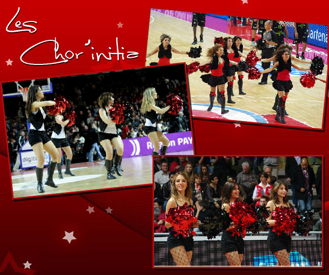 Danseuses au CHOLET BASKET